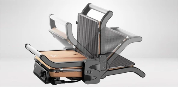 GAZZELLA TOSTUM TOST MAKİNASI-ROSE GOLD - 3