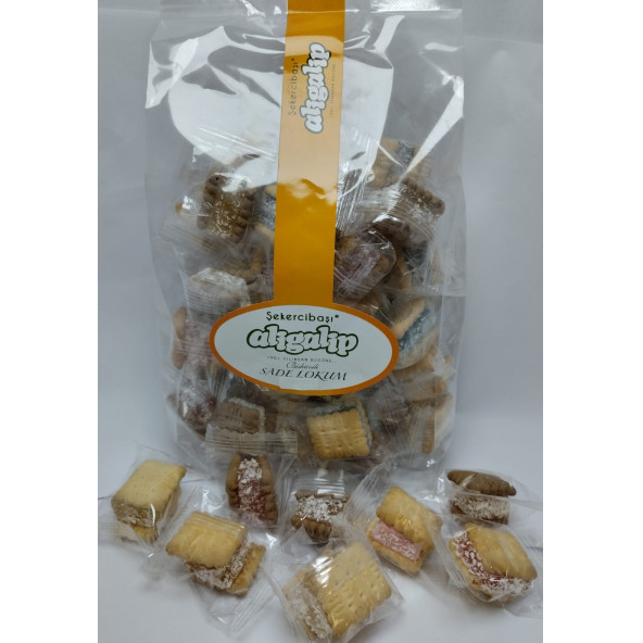 BİSKÜVİLİ KARIŞIK AROMALI LOKUM (500 gr)