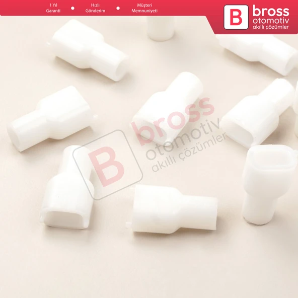 10 Adet Cam Kriko İndirme Kaldırma Mekanizma Kablo Ucu Halat Dübeli Tip BCP018 - Resim 4