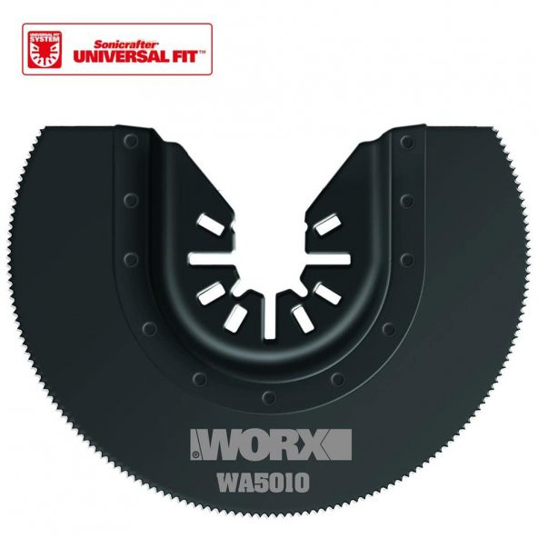 WORX WA5010 Çok Amaçlı Raspalama Makinası İçin 80mm 180˚ Metal, Ahşap, Fiberglas, PVC Universal Kesme Bıçağ