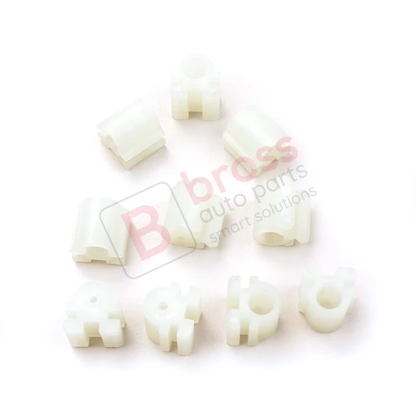 10 Adet Cam Kriko İndirme Kaldırma Mekanizma Kablo Ucu Halat Dübeli Tip BCP004 ürün görseli 1