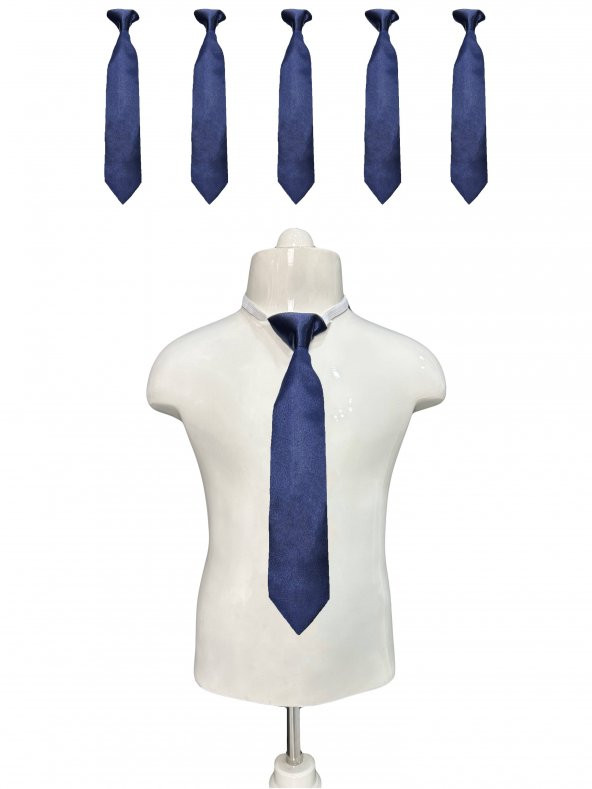 5'li Çocuk Kravatı Kendinden Lastikli Unisex Kravat Çoklu - 4