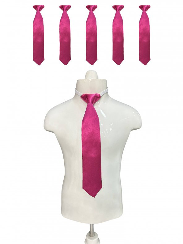 5'li Çocuk Kravatı Kendinden Lastikli Unisex Kravat Çoklu - 9