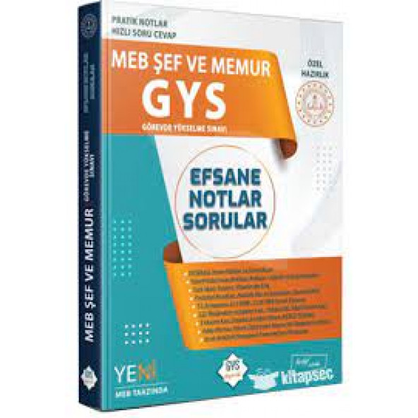 2023 MEB Şef ve Memur Görevde Yükselme Sınavı (Dijital Baskı)