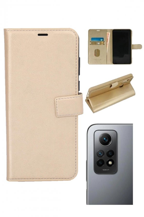 Xiaomi Redmi Note 12 Pro Uyumlu Kamera Korumalı Cüzdanlı ve Kapaklı Kılıf - 1