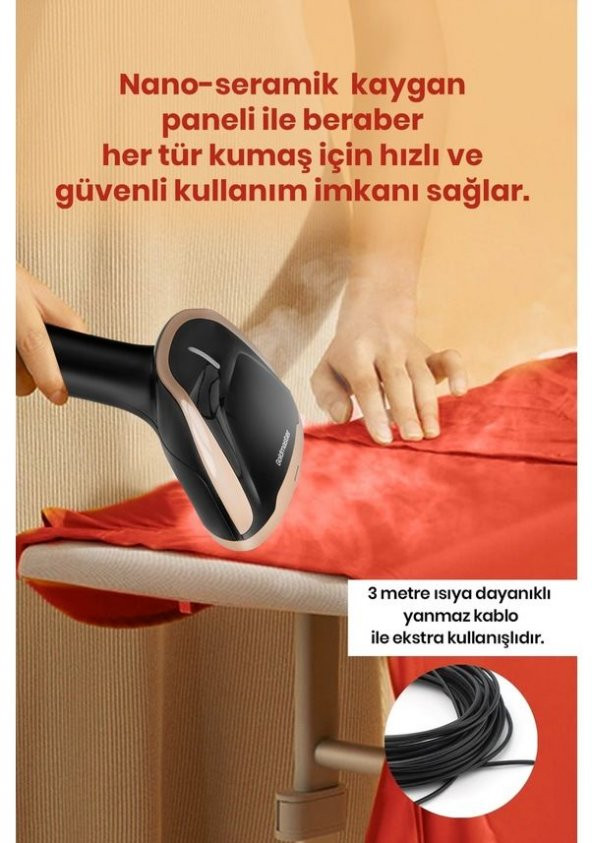 Goldmaster Easyjett Gm-7650 Buharlı Kırışık Giderici - 3