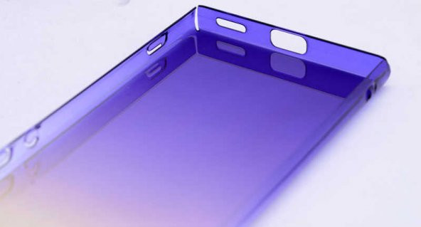 Sony Xperia XA1 Kılıf  Renkli Transparan Kapak - 6
