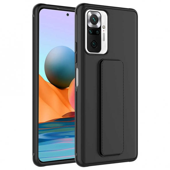Xiaomi Redmi Note 10 Pro Kılıf  Qstand Kapak