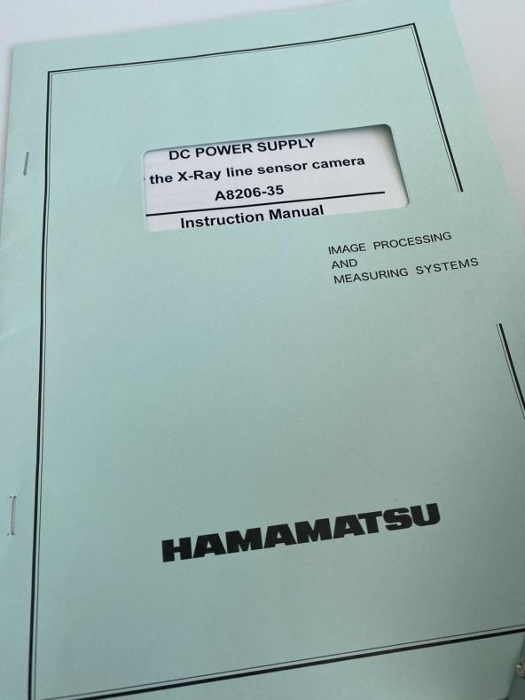 Hamamatsu A8206-35 X-Ray Hattı Sensör Güç Kaynağı - 7