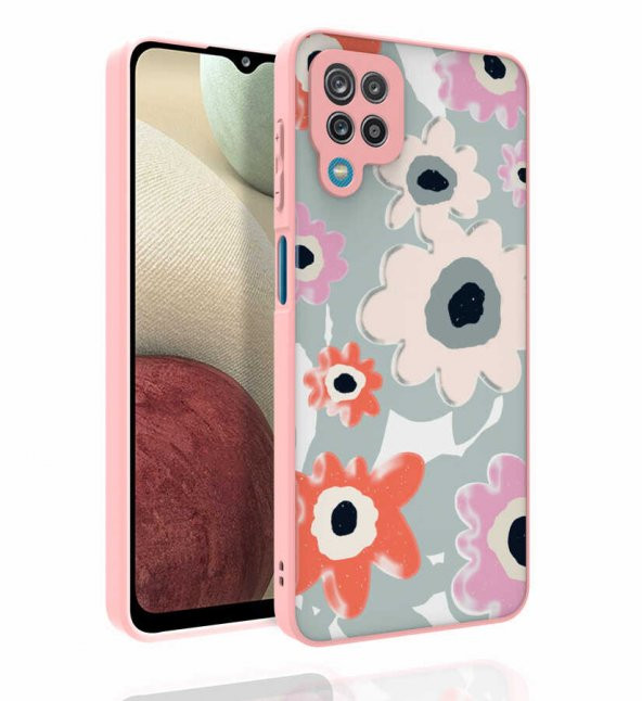 Galaxy M33 Kılıf Desenli Kamera Korumalı Parlak  Nora Kapak