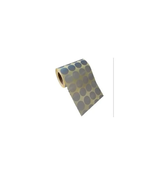 SILVER YUVARLAK ETİKETİ 25MM 2000´Lİ