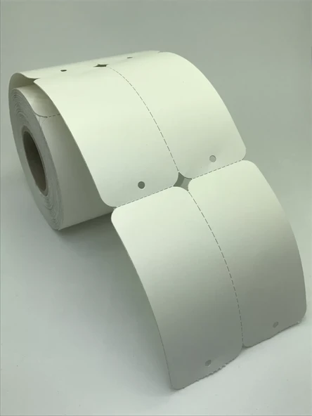 KARTON SALLAMA TEKSTİL ETİKETİ BOŞ 50X100 2 Lİ 500 SARIM ürün görseli 1