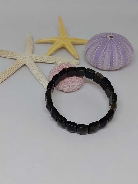 Golden Obsidyen Taşı Unisex Bileklik ürün görseli