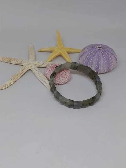 Labradorit Taşı Unisex Bileklik ürün görseli 1