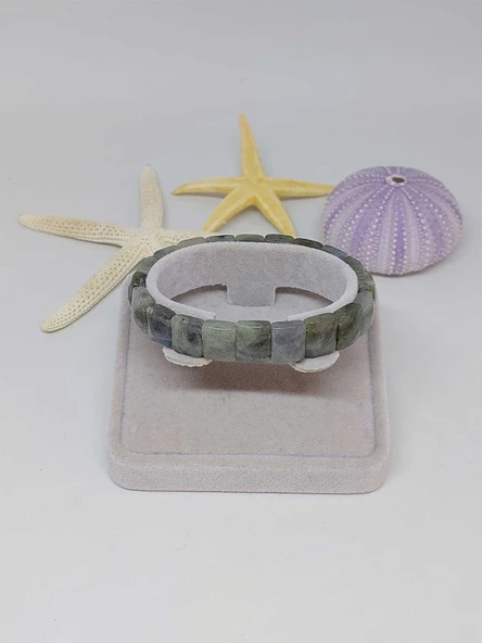 Labradorit Taşı Unisex Bileklik - Resim 2