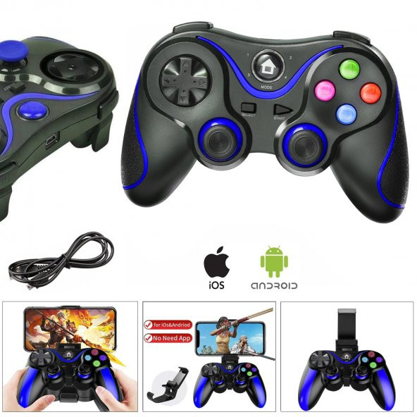 OYUN KOLU GAMEPAD PUBG TELEFON BLUETOOTH IOS/ANDROID NARITA V-8 - 1
