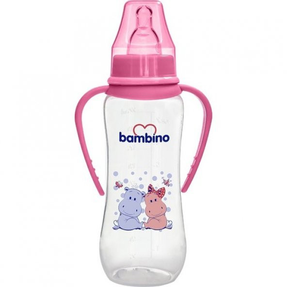 Bambino Kulplu PP Biberon 250 ml Hippopotam