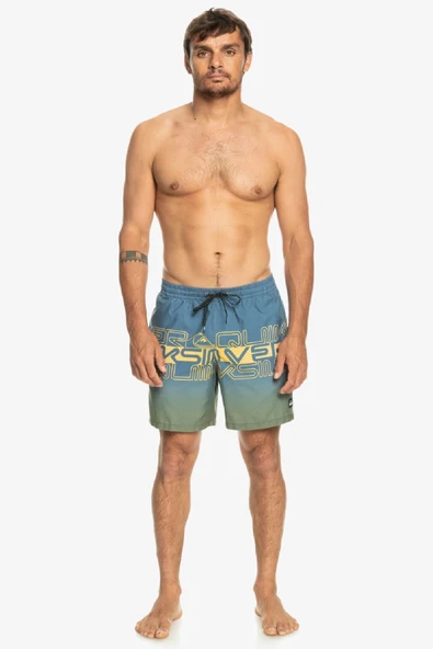 Quiksilver EQYJV04005-BYG6 Wordblock 17 M Jamv Erkek Şort Mayo - 4