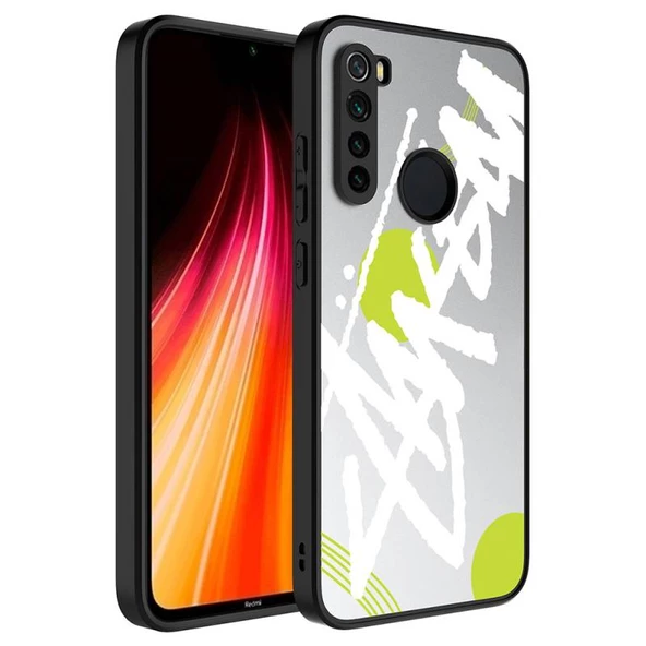 Xiaomi Redmi Note 8 Aynalı Desenli Kapak Yazı