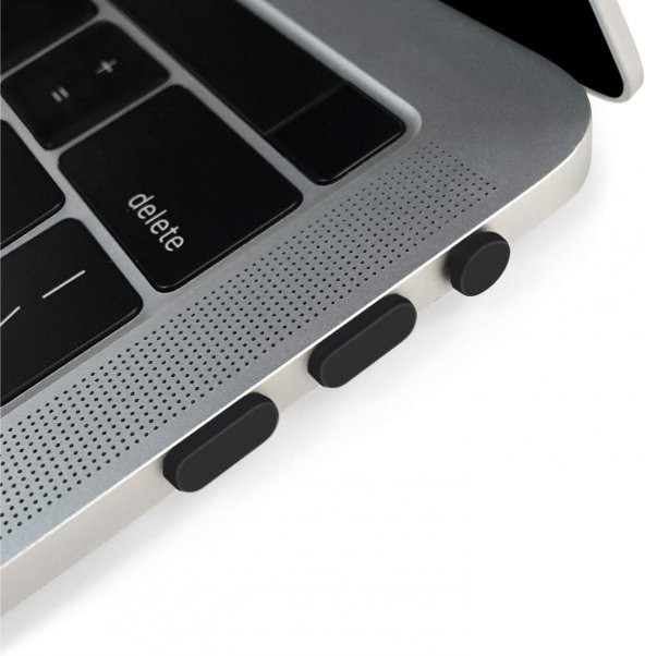 Macbook Air Uyumlu Şarj ve Kablo Giriş Toz ve Kirden koruyan 9 Adet Silikon Kavuçuk Tıkaçları
