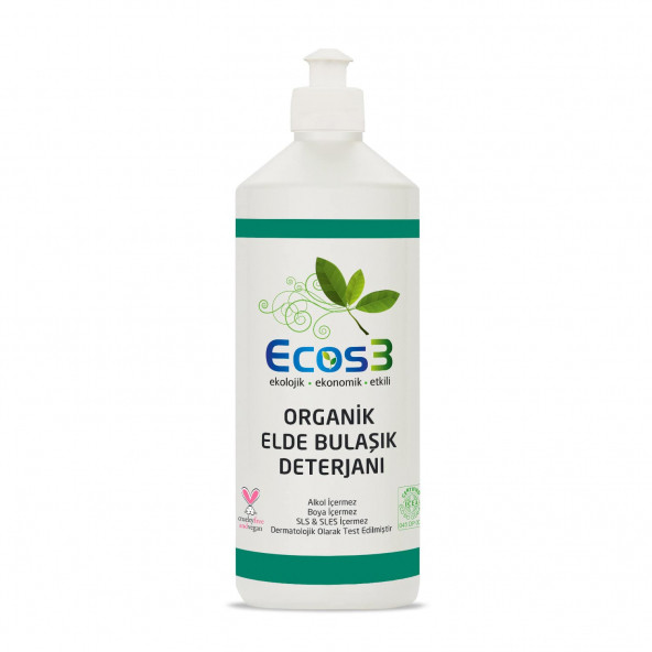 Organik Elde Bulaşık Deterjanı (500 ml)
