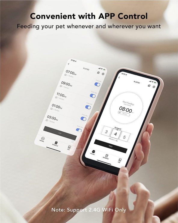 Petlibro Wifi 6L Sesli Otomatik Evcil Hayvan Besleyici - 2