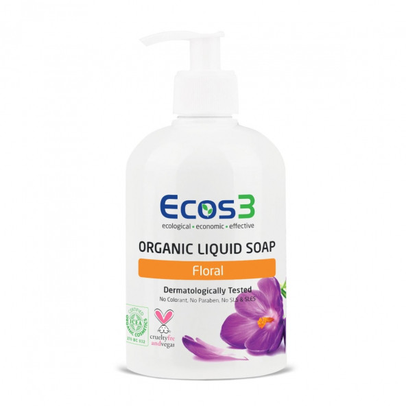 Organik Sıvı Sabun - Floral (500 ml)