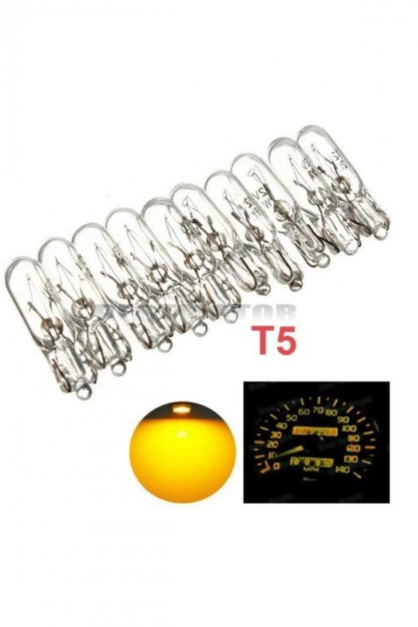 OZTEK Gösterge Ampulü Mini Dipsiz T5 Ampul 10 Adet