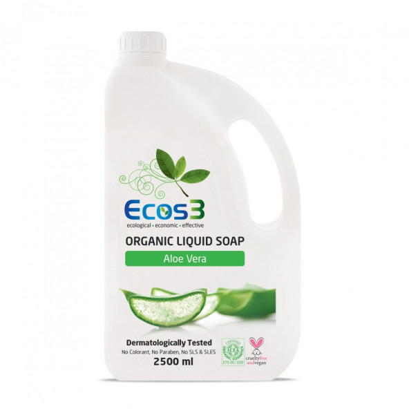 Organik Sıvı Sabun - Aloe Vera (2,5 lt)