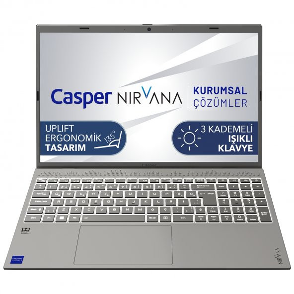 Casper Nirvana C650.1255-8V00X-G-F Intel Core i7-1255U 8GB RAM 500GB NVME SSD GEN4 Freedos