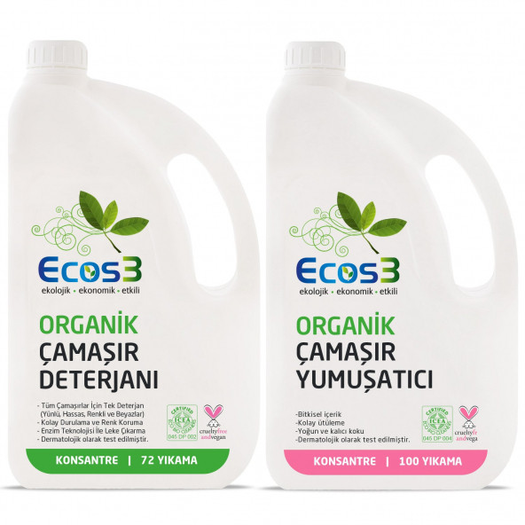 Organik Çamaşır Yıkama Seti (2388) ECOS3