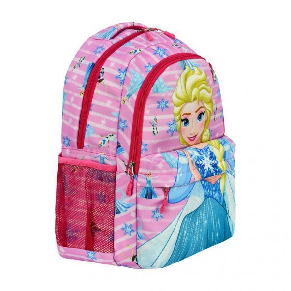 Pembe Olaf Elsa Çanta + Beslenme + Suluk - Okul Çantası - Kız Çocuk Çantası - İlkokul Çanta - 2