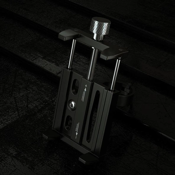 Coofbe Super Tutuş Metal Vidalı Motosiklet Tutucu Gidon Tutucu Bisiklet Tutucu Gidon Telefon Tutucu - 7