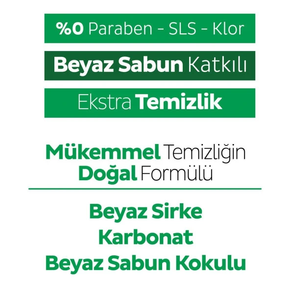 Sleepy Easy Clean Beyaz Sab+Çamaşır Suyu+Arap Sab Yüzey Temizlik Havlusu&Mendili 3x100 (300 Yaprak)