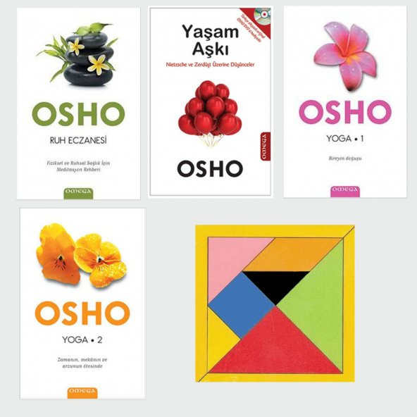 Omega Yayınları OSHO RUH ECZANESİ – YAŞAM AŞKI – YOGA 1 – YOGA 2 4 KİTAP SET TANGRAM HEDİYELİ