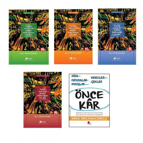 Scala Yayıncılık ali perşembe teknik analizmi dedin hadi canım sen de  4 kitap set önce kar kitabı hediye