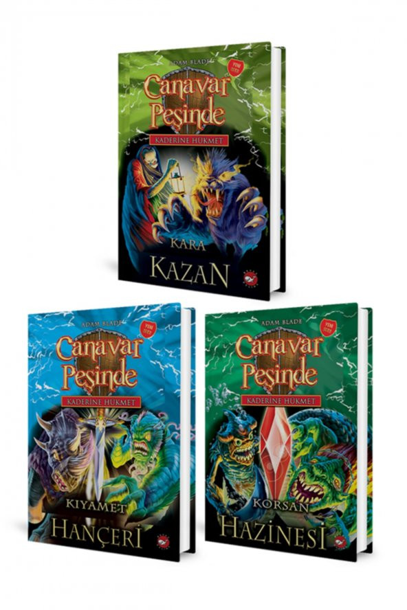 Beyaz Balina Yayınları Canavar Peşinde Yeni Seri - 3 Kitap