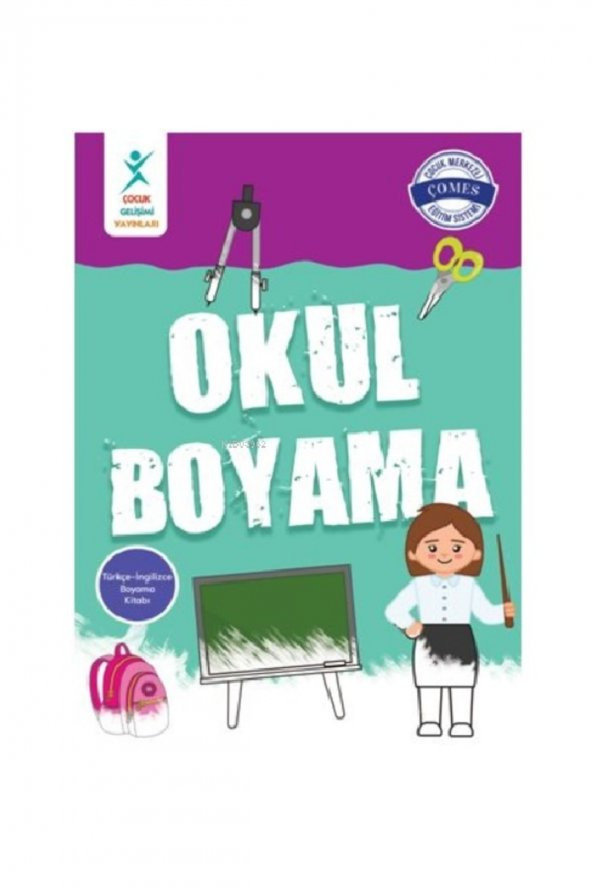 peta kitap Okul Boyama