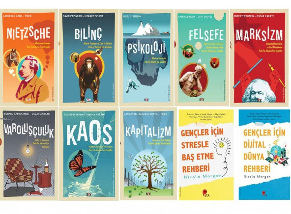 Say Yayınları ÇİZGİBİLİM NIETZSCHE – BİLİNÇ – PSİKOLOJİ – FELSEFE – MARKSİZM – VOROLUŞÇULUK+2 KİTAP-2 KİTAP HEDİYE
