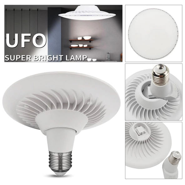 Ufo Led Ampül 220V 30 Beyaz E27 Netfen E-006