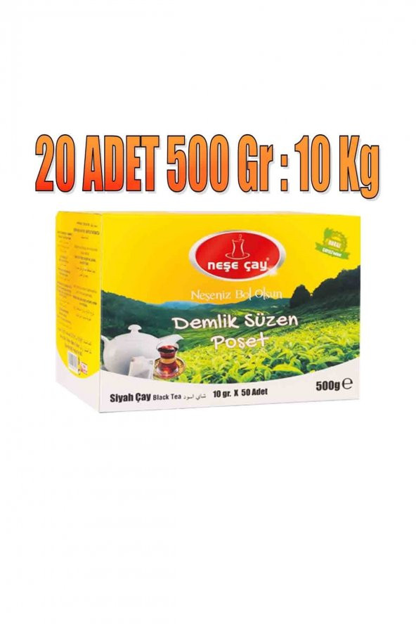 Neşe Çay Demlik Poşet 500 gr - 20 Adet