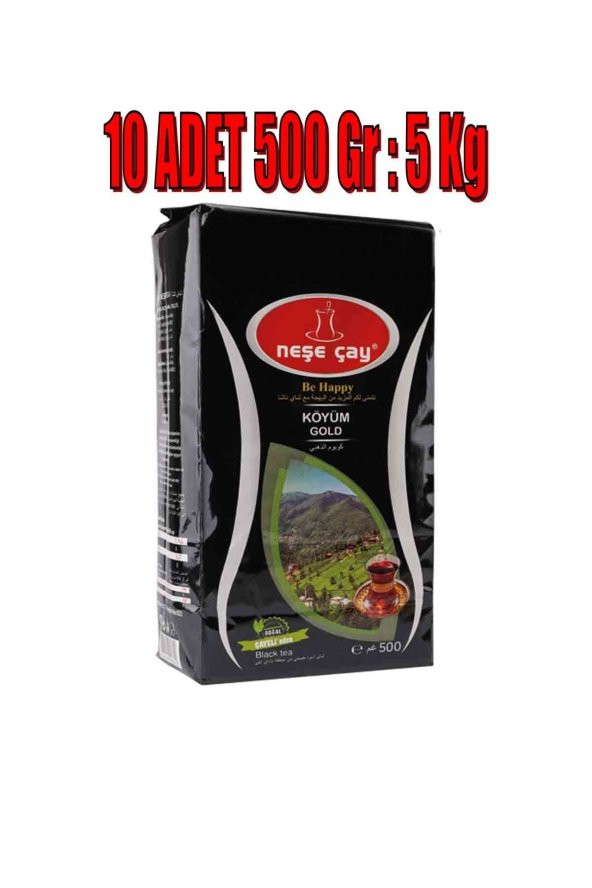 Neşe Çay Köyüm Gold 500 Gr - 10 Adet