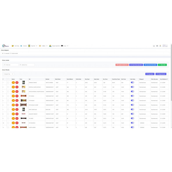 Dml Barkodlu Satış Sistemi Temel Paket - 7