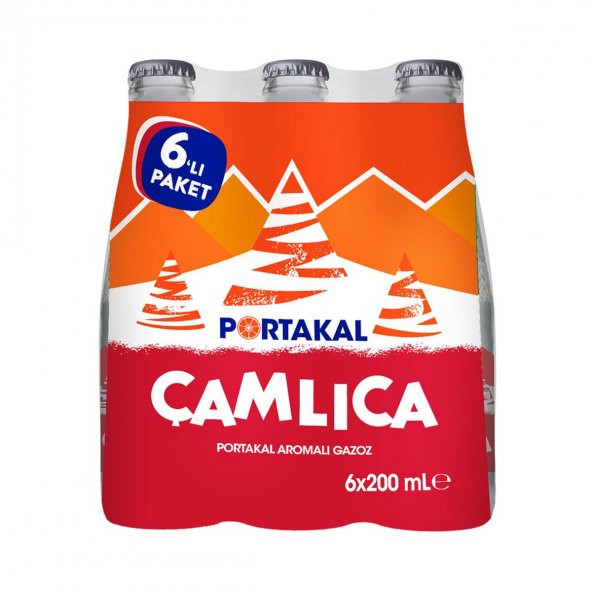 Çamlıca Portakal Aromalı Gazoz 200 Ml X 24 Adet