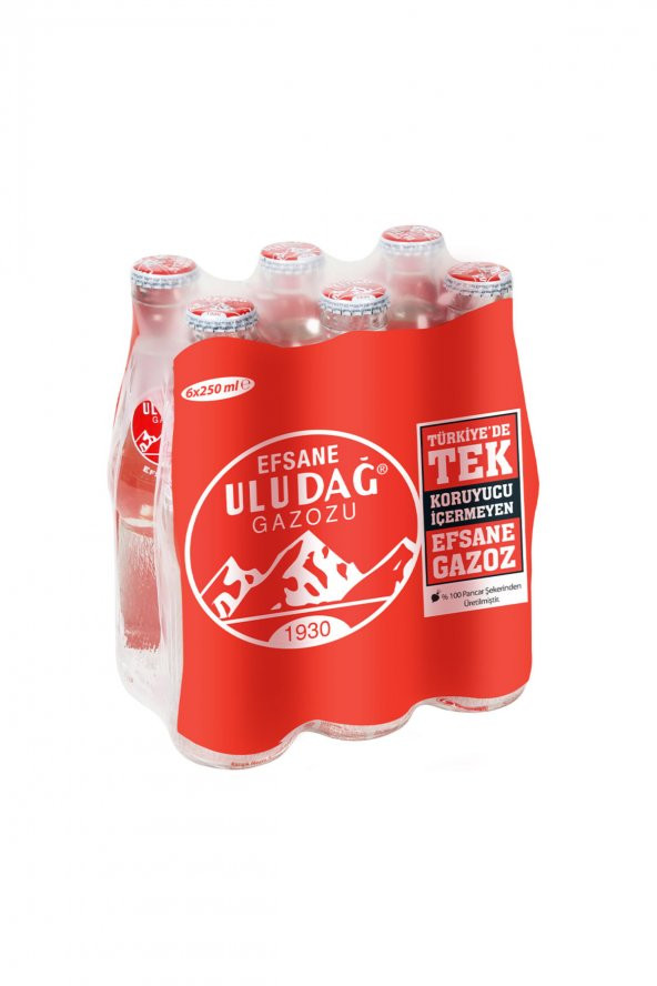 Uludağ Efsane Gazoz 250 Ml X 24 Adet