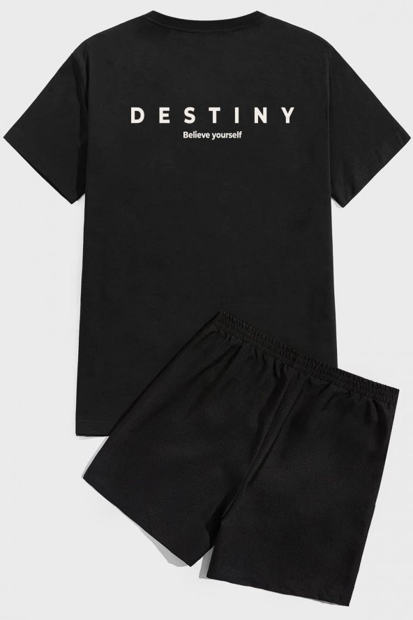 Destiny  Baskı Şort Takım