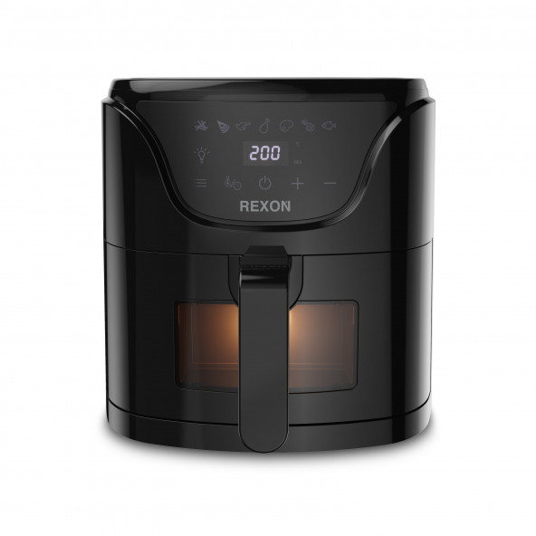 Rexon Smart Air Fryer Siyah 4,5 Litre