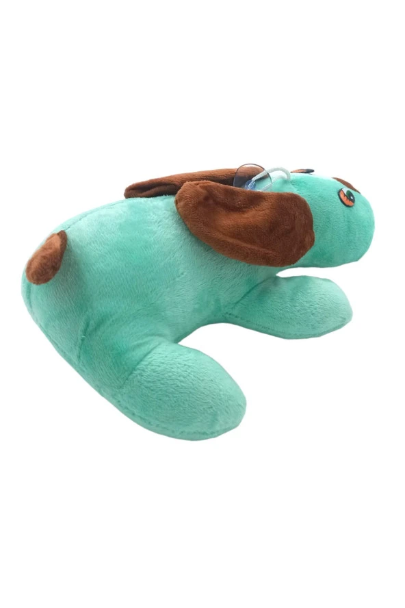 Sonsuz Sadakat: 25 cm'lik Sevimli Miskin Köpek Yeşil