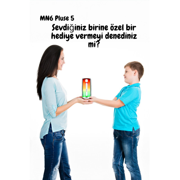 MN6 Pluse 5 Mikrofonlu Hoparlör/360 ledli Hoparlör/dekoratif Aydınlatma/led Işıklı Gece Lambası-mikrofonlu Hoparlör - 2
