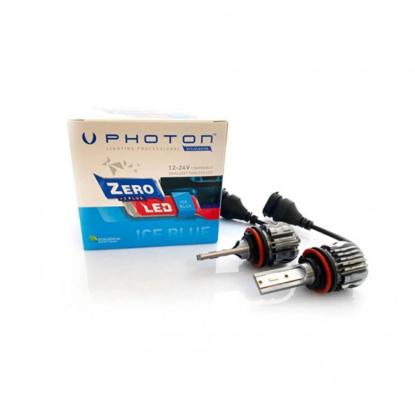 Photon Zero H8-H9-H11-H16 Buz Mavisi +3 Plus Fansız Led